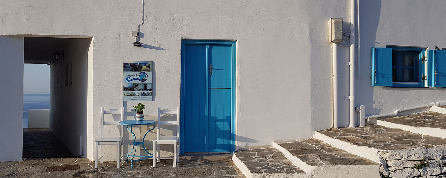 Aegean Eye studios at Kastro in Sifnos